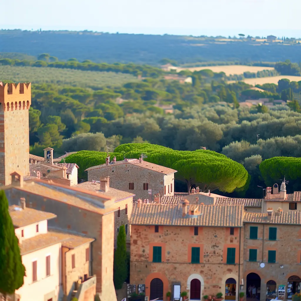 Gita di un giorno a Castel Giuliano, nella campagna laziale vicino Roma